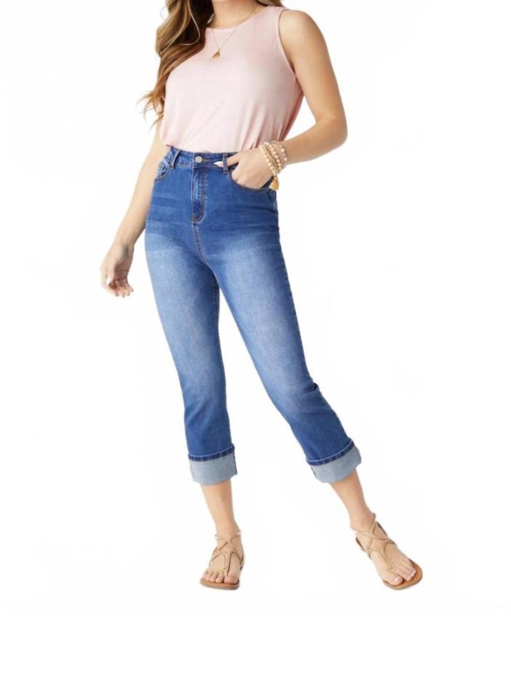 Coco + Carmen EverStretch High Rise Boyfriend Capri